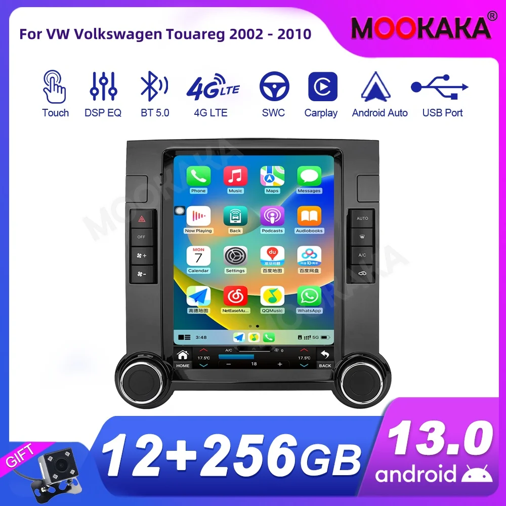 For VW Volkswagen Touareg 2002 -2010 Android Car Radio 2Din Stereo Receiver Autoradio Multimedia Player GPS Navigation Head Unit