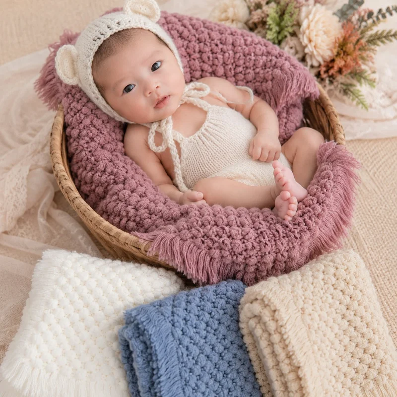 cobertor-de-trico-com-franjas-para-fotografia-de-recem-nascidos-textura-macia-de-pipoca-enchimento-para-cesta-fundo-para-sessao-de-fotos-de-bebes