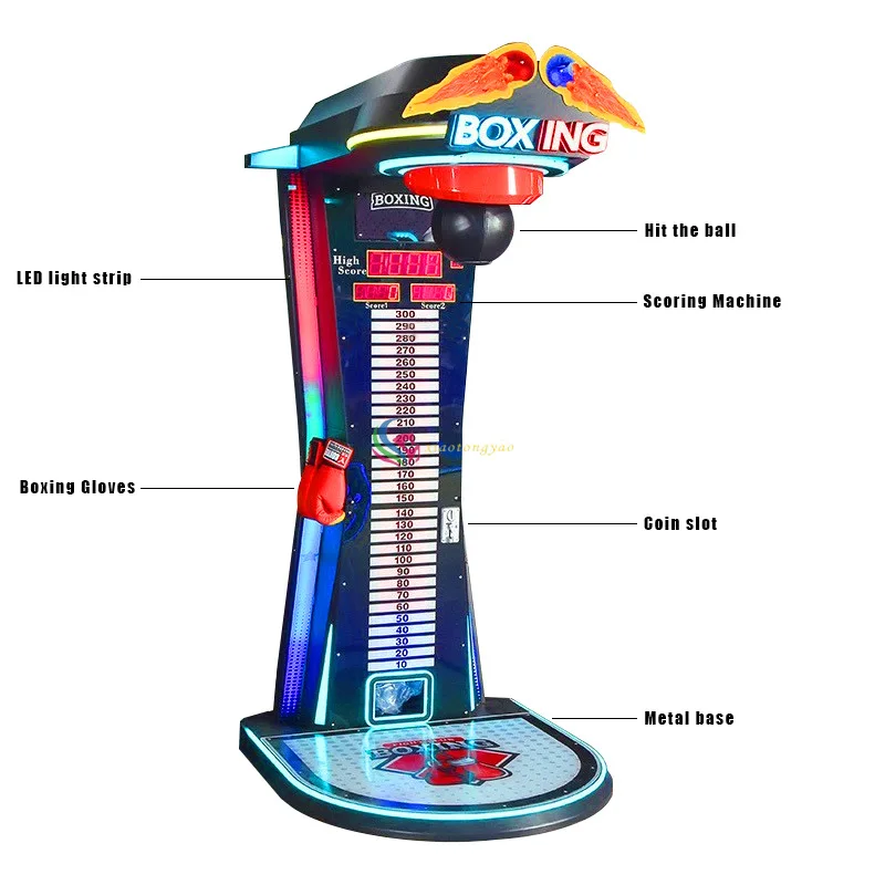 Boxing Dynamometer Coin-operated Game Console Large Video Game City Equipment Hardware