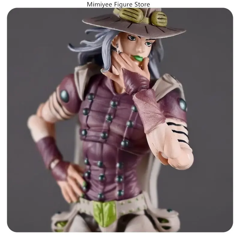 17 سنتيمتر جوجو مغامرة غريبة الصلب الكرة تشغيل يوليوس قيصر Zeppeli عمل تمثال مفصل نموذج لجسم تحصيل هدية