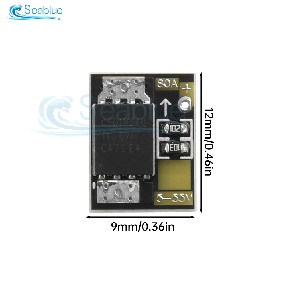 40A 80A 200A 300A Mini High Power MOS Trigger Switch Driver Module Field Effect Tube PWM Regulation Electronic Switch 5-18V