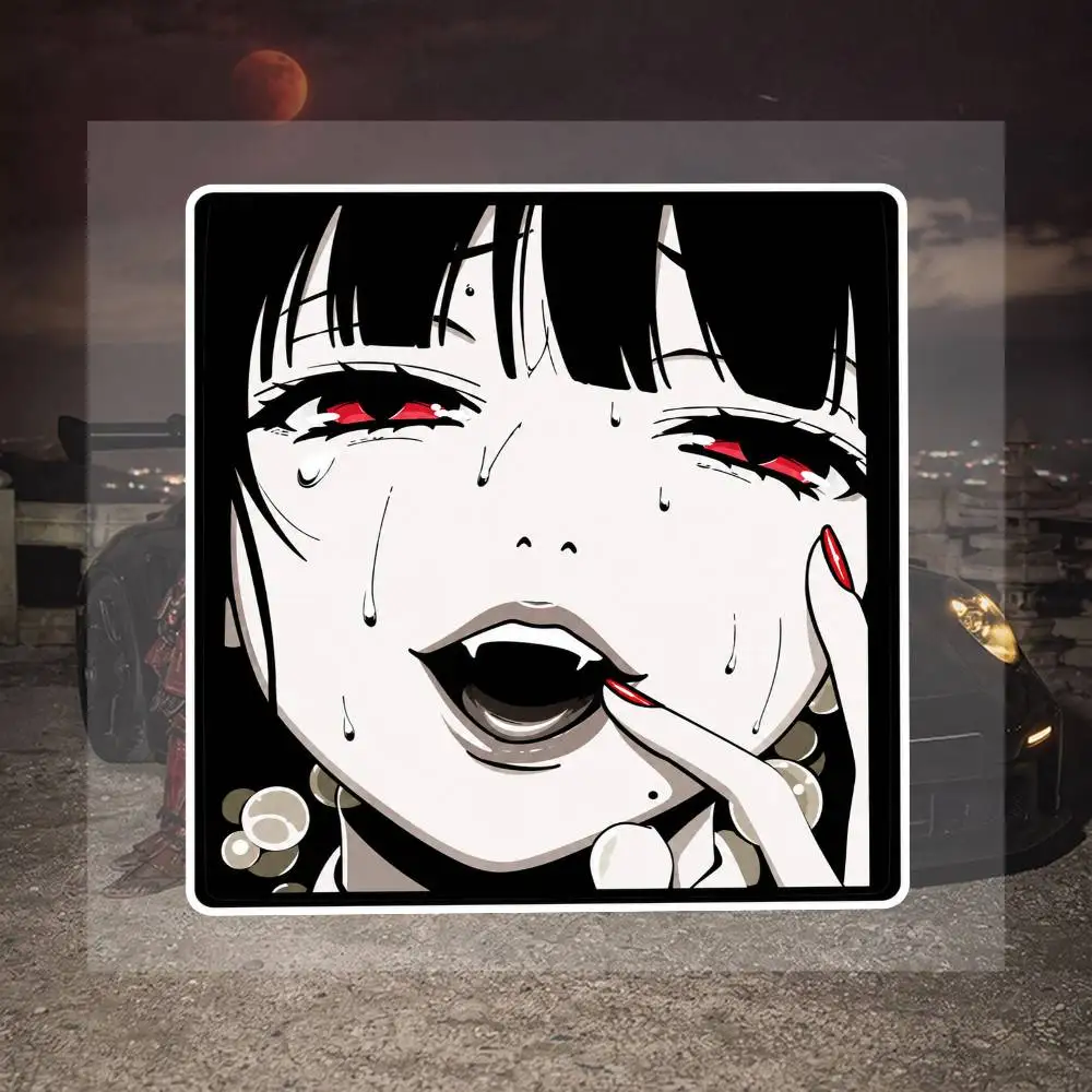 Black And White Devil Girl 16cm Sticker Pack Street Style Graffiti Decals Waterproof Vinyl Stickers For Helmet Laptop Car