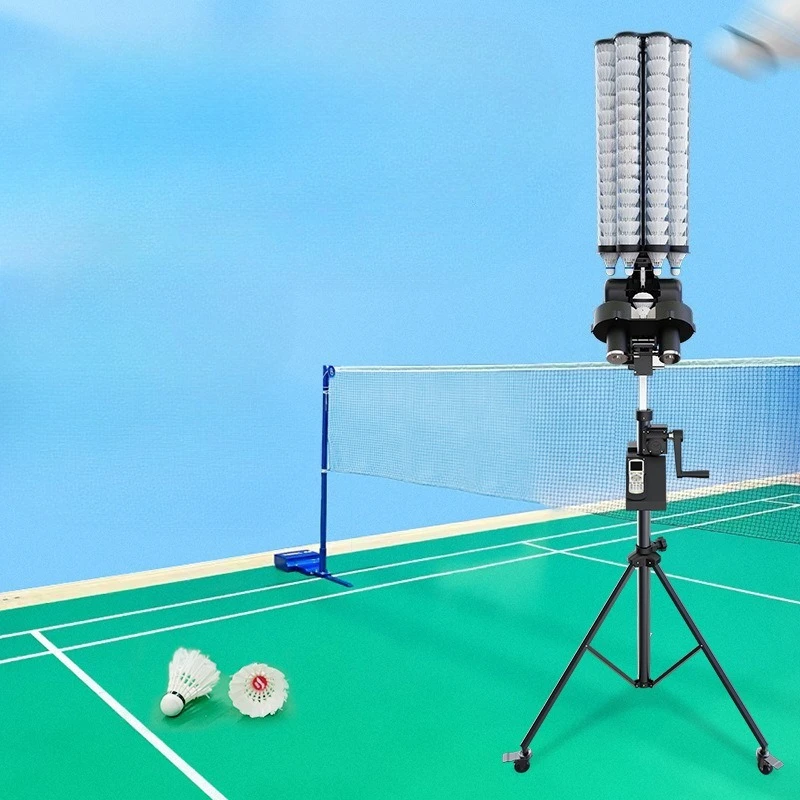 

B7 badminton serve machine intelligent single practice feeding serve throwing sparring trainer badminton