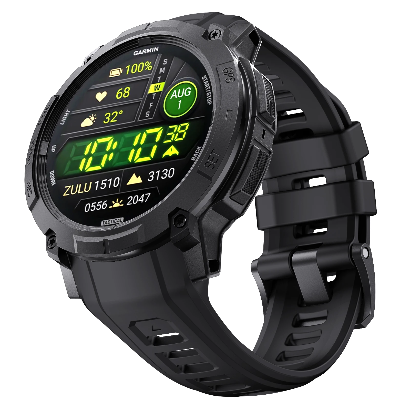 Silikonarmband für Garmin Instinct 3 Amoled 50 mm 45 mm Original offizielles Armband für Garmin Instinct 3 Solar 45 mm 50 mm Armband – Detail 7