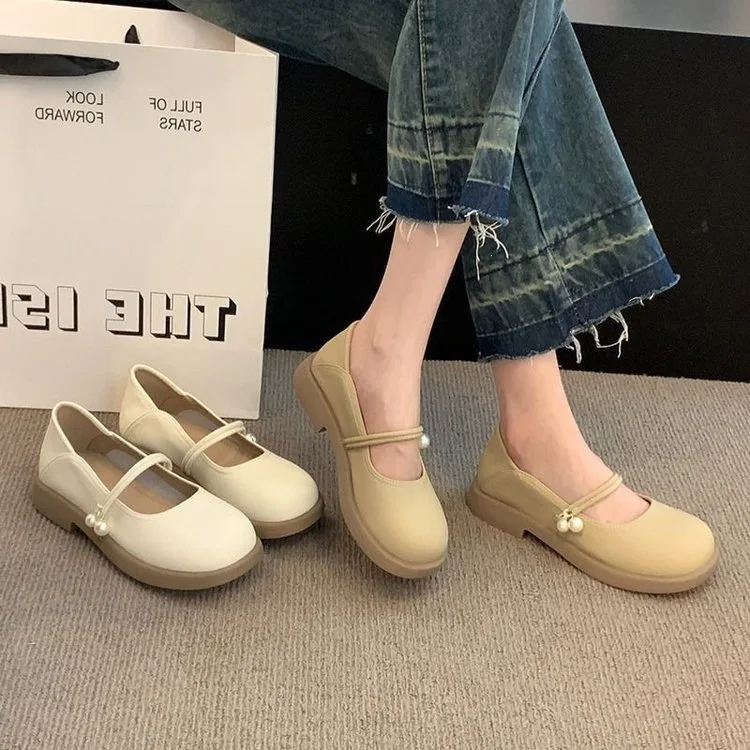 

Soft-soled Mary Jane flat shoes for women, spring style, French evening breeze single shoes, 2026 new fairy-style shoes