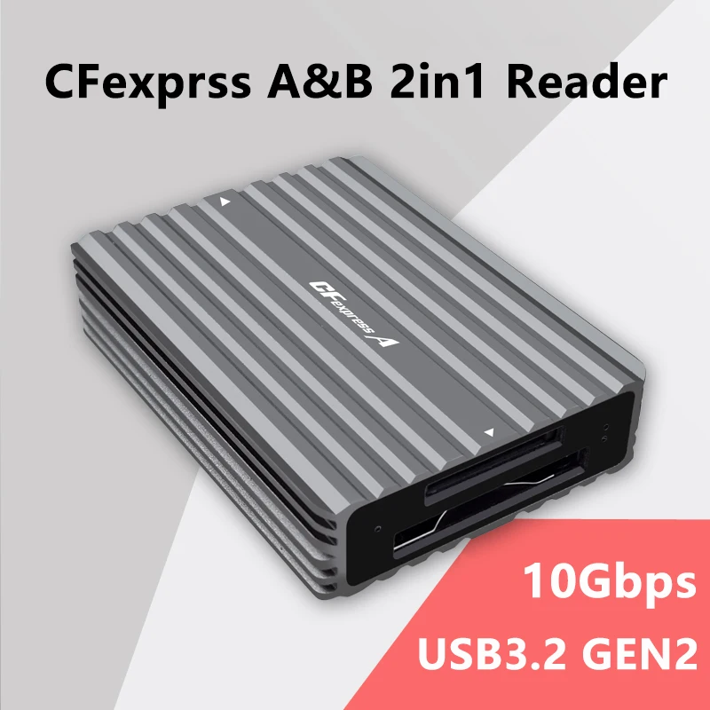 

NEW CFexpress Type B / Type A Card Reader with OTG Cable USB3.2 Gen2 10Gbps Type C to CF Express Card Reader Memory Card Adapter