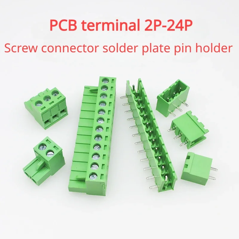 Wire connector KF2EDG5.08mm green PCB Phoenix terminal 3EDGV socket 4EDGR6P socket 8EDGK plug