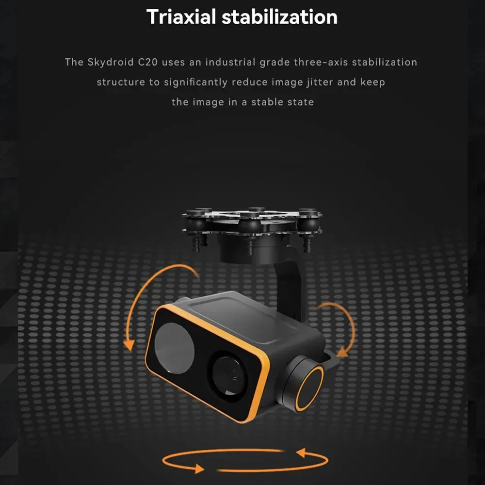 Skydroid C20 Gimbal Camera 1080P 22x Optische Zoom 3-As Nachtzicht voor H16 H30 Drones Afstandsbedieningen