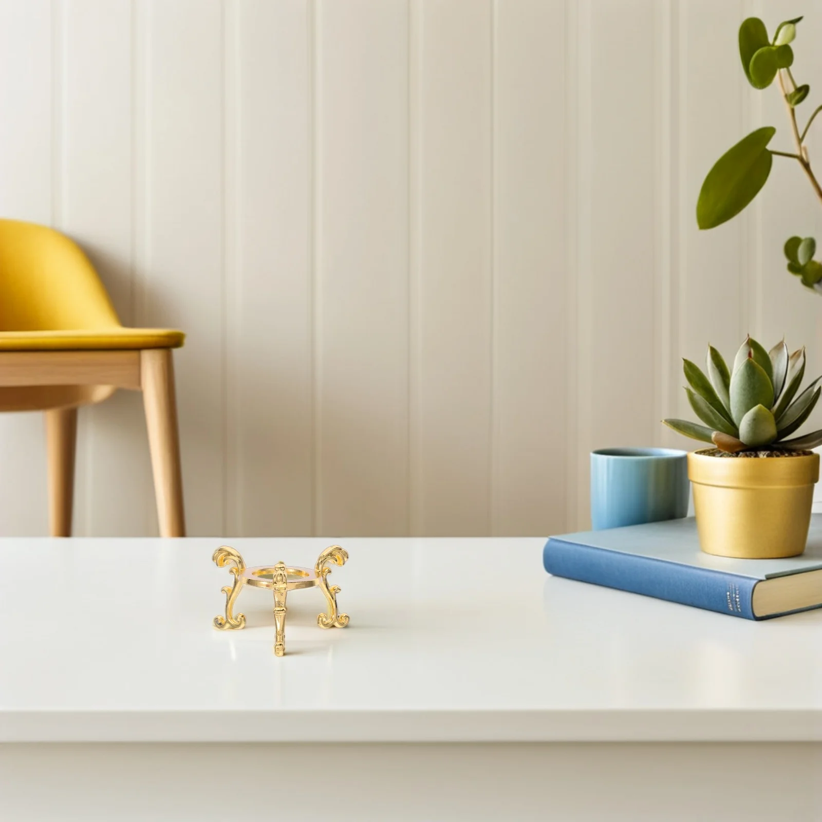 

10Pcs Metal Display Stand for Crystal Ball Alloy Base Holder Elegant Decorative Stand for Living Room Study Crystal Holder