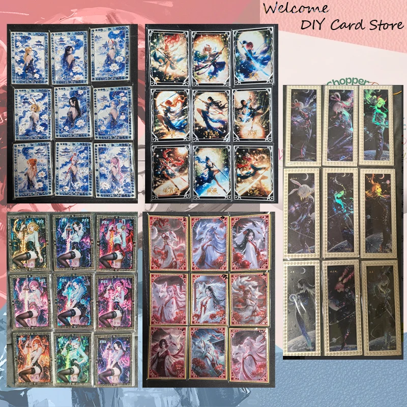 Japanese Anime ONE PIECE Metal Drill Card Vinsmoke Reiju Kalifa Nico Robin Shirahoshi Boa Hancock Nami Collectible Cards