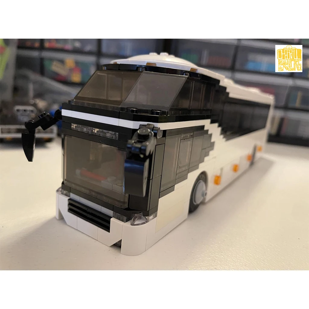 XM0415 Dubbeldekker Luxe Bus Model Met PDF-tekeningen Bouwstenen Bricks Kids DIY Speelgoed Verjaardag Kerstcadeaus