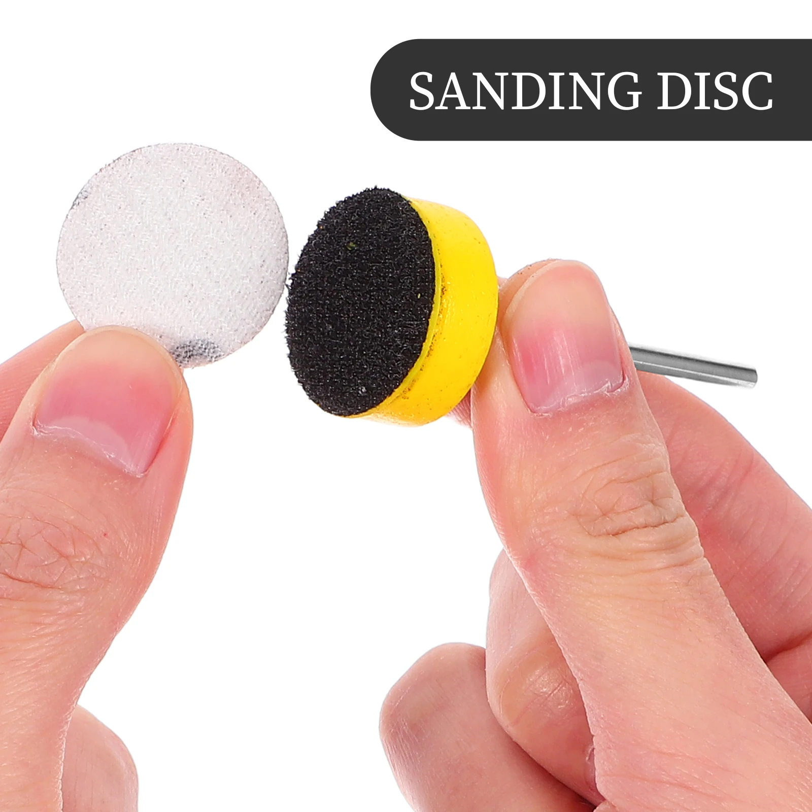 

100pcs 25MM Velvet Backed Disc Sandpaper Grit Pack for Wood Metal Plastic Palm Sander Tools Grinder Attachment