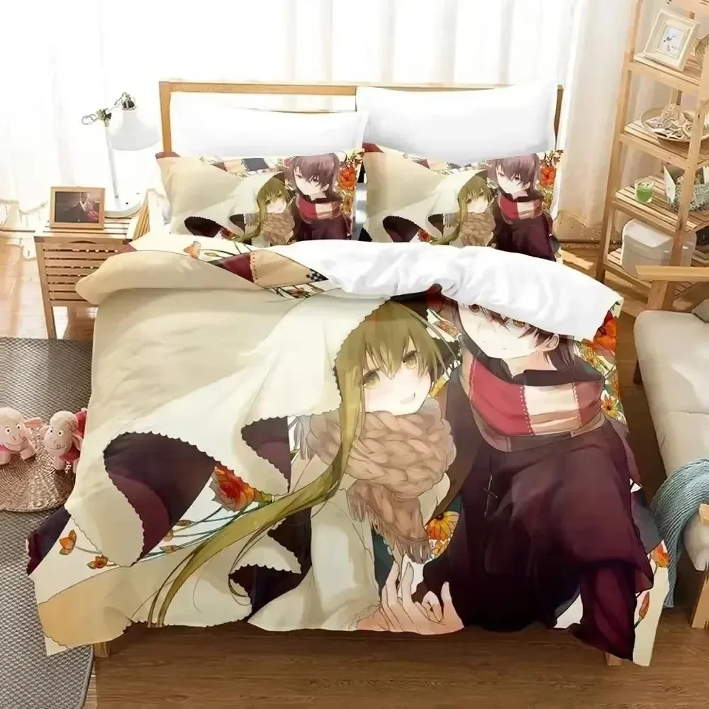 

Anime Saint Cecilia & Pastor Lawrence Bedding Set Boys Girls Twin Queen Size Duvet Cover Pillowcase Bed Boys Adult