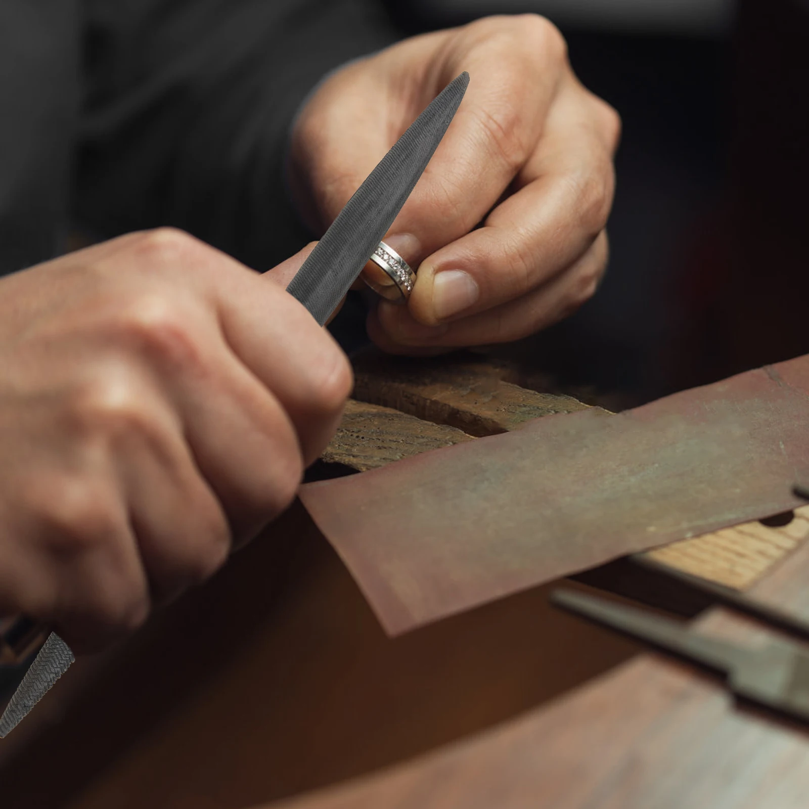 

Double Head Stainless Steel Jewelry Carving Tool For Filing Wax Wood Resin Plastic Carving File Double Ended Wax File Half