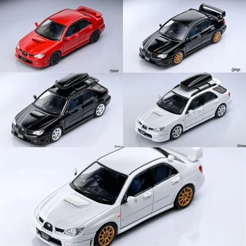 Furuya 1:64 Impreza WRX STi GD / GG Limited666 Carro modelo fundido