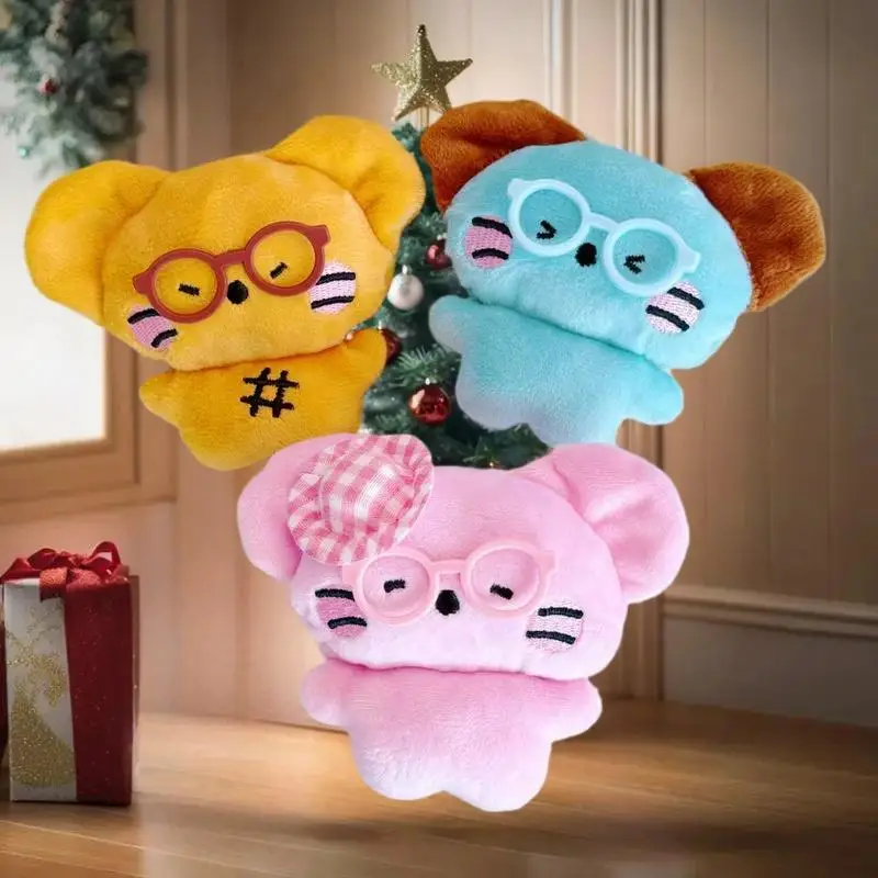 

Милый мультяшный креативный плюшевый брелок с мышкой, кавайные мягкие куклы, игрушки, декоративный рюкзак, подвеска, орнамент, аксессуары, подарки