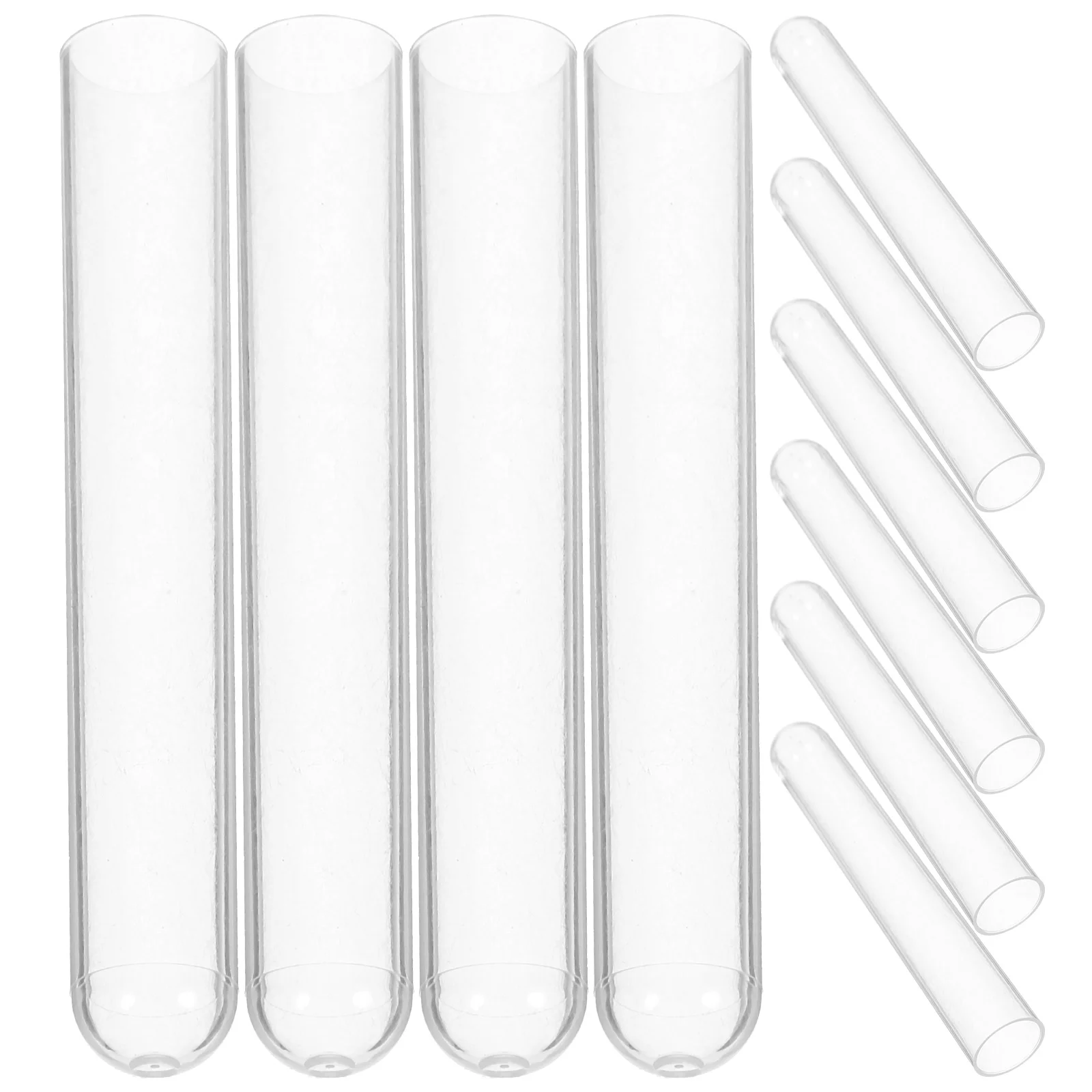 10 Pcs Toys Test Tube Scientific Clear Disposable Small Plastic Child