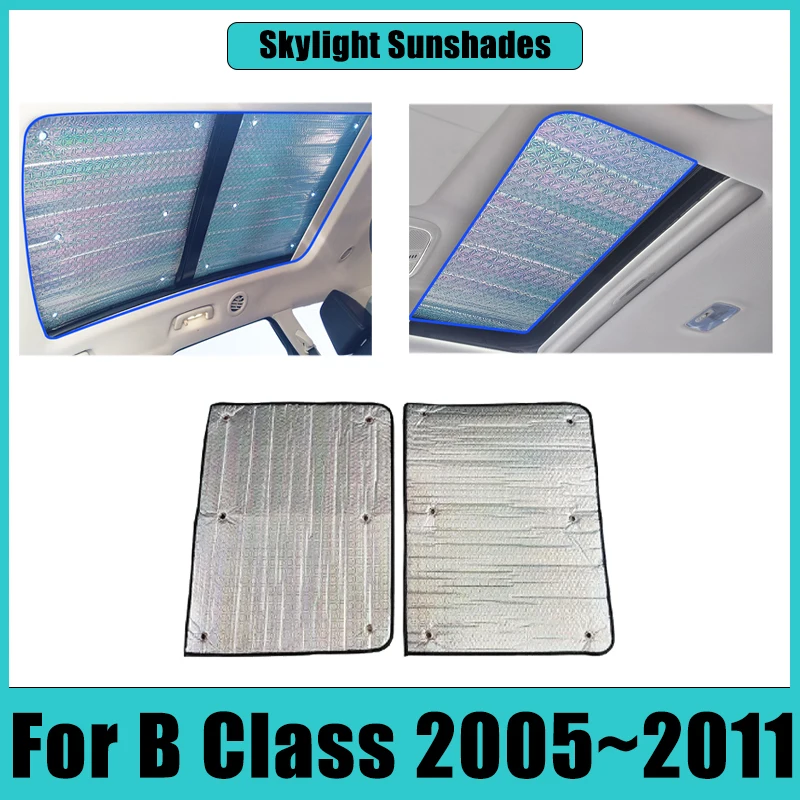 For Mercedes Benz B Class MK1 W245 2005~2011 Accessories Roof Sun Visor Curtain Covers Car Windshield UV-proof Auto Accessories