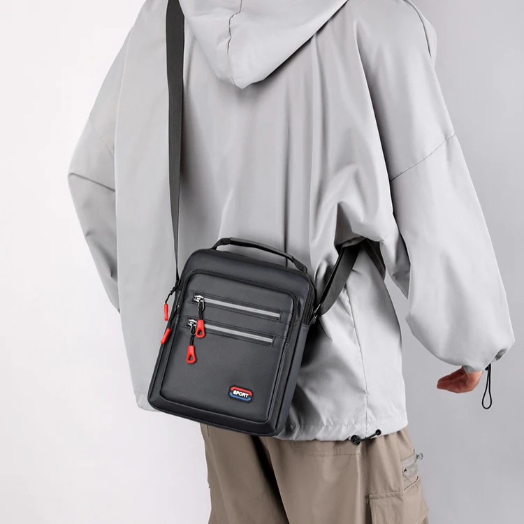 Herren-Business-Umhängetasche, Büro- und Freizeit-Schultertasche, für Vater und Ehemann (Jubiläumsgeschenk) – Detail 1