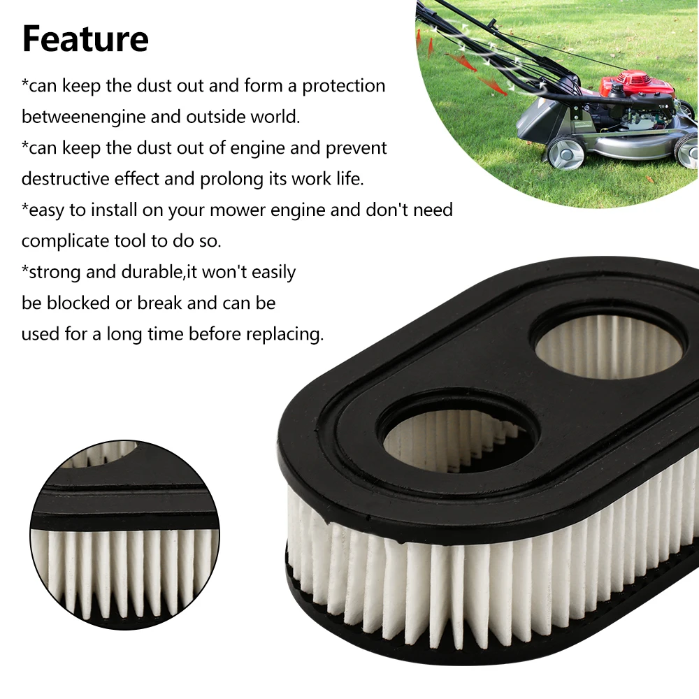 CMCP Air Filter for Briggs and Stratton 593260 798452 4247 5432 5432K 910 OHV 140 CC 500-550 Series Engines Garden Parts