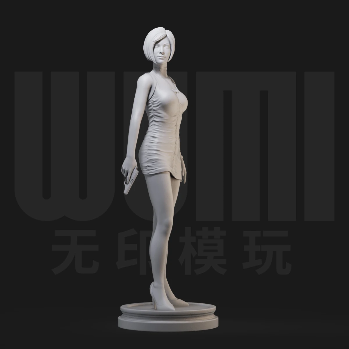 Miniatures Figure 1/24 1/18 Resin Female Male Ada Wong Jill Lyon Claire Hold gun GK Unassembled Unpainted Figure Diorama Model