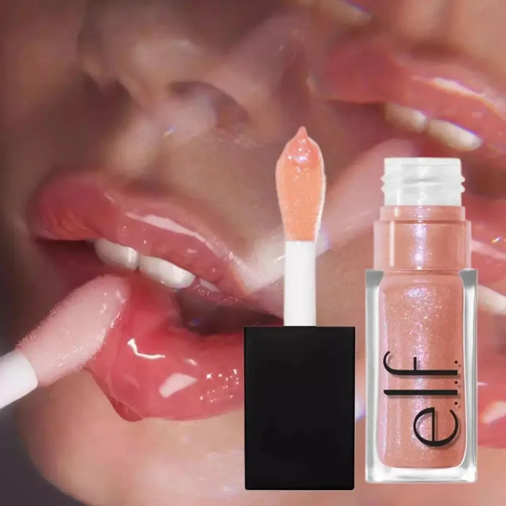 Nuevo Bálsamo Labial Hidratante Original ELF, Aceite Labial, Brillo, Cuidado de los Labios, Beneficioso para Labios, Voluminizador, Exfoliante, Aceite Voluminizador con Brillo