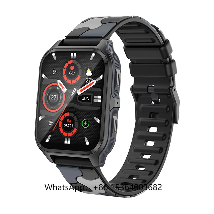 

TJXL-New P73 Square Screen Sport Smart Watch Waterproof Answer Call Smart Watches 300 Mah Wearable Devices