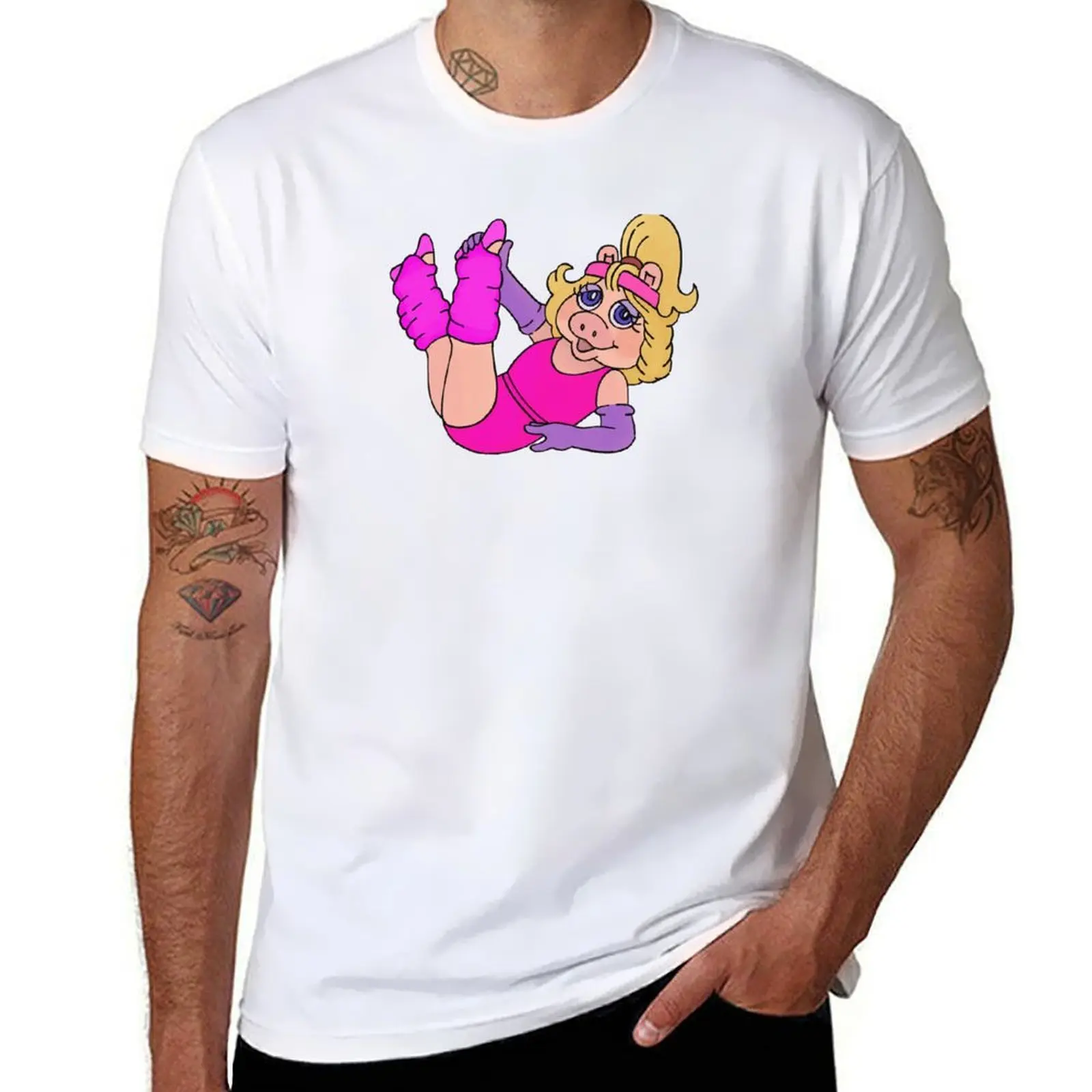 

Workout Piggy T-Shirt man t shirts cotton t shirts cotton 100% t shirt man cotton T-Shirt