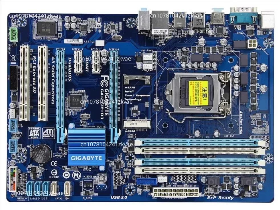 

Gigabyte GA-Z77P-D3 1155 Mainboard Support 1230 V2 3470