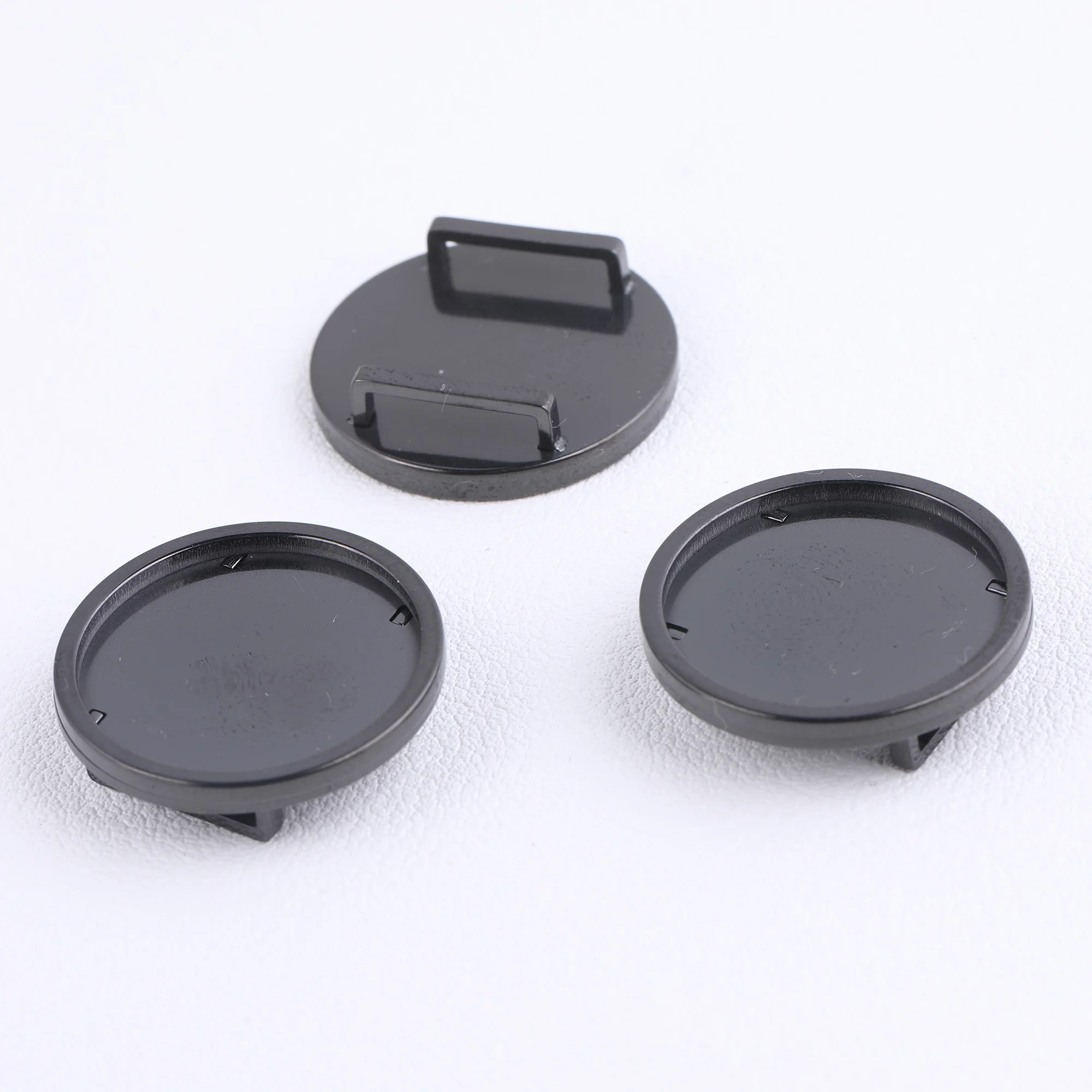 5pcs Stainless Steel Black Cabochon Slider Base Setting Trays 20mm Dia Leather Bracelet Bezel Blanks Diy Accessories