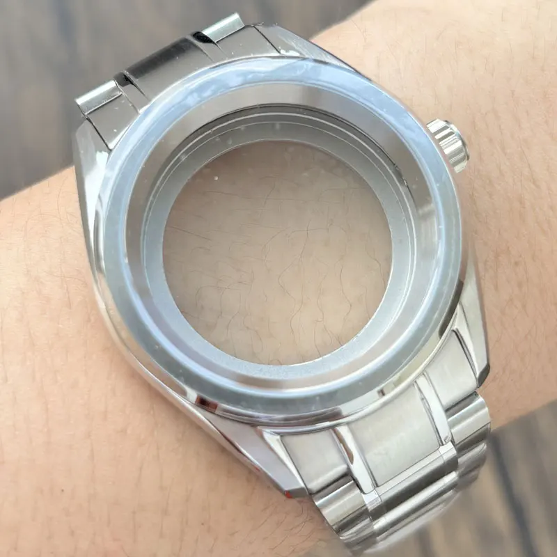 

Watch Modify Parts Solid 38mm Stainless Steel GS Watch Case Sapphire Glass Suitable For NH35/36/34 Movement 10Bar Waterproof