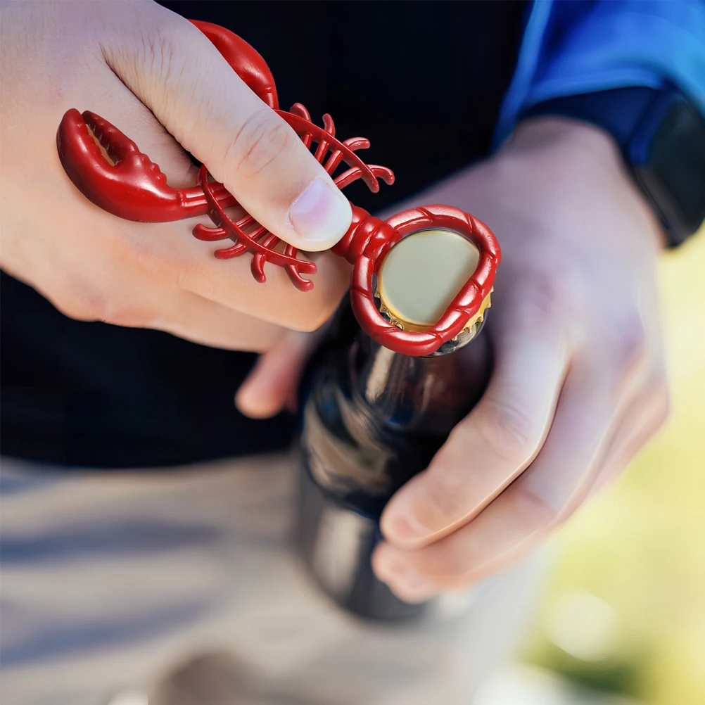 

3 шт., открывалка для бутылок в форме раков, цинковый сплав, инструмент для открытия пива, крышки, подъемник для дома, кухни, вечеринки, открывалка для крышки напитков