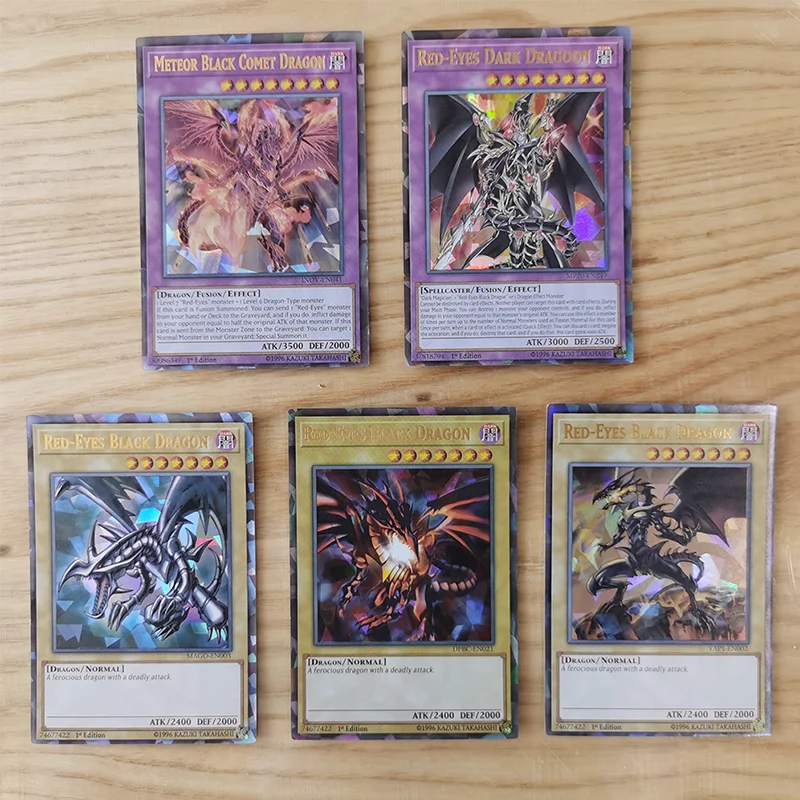 جديد 72 قطعة Yugioh مع صندوق القصدير يو جي أوه الثلاثية الأبعاد الإنجليزية بطاقات برو الأبيض التنين مبارزة لعبة جمع بطاقة لعبة أطفال هدية