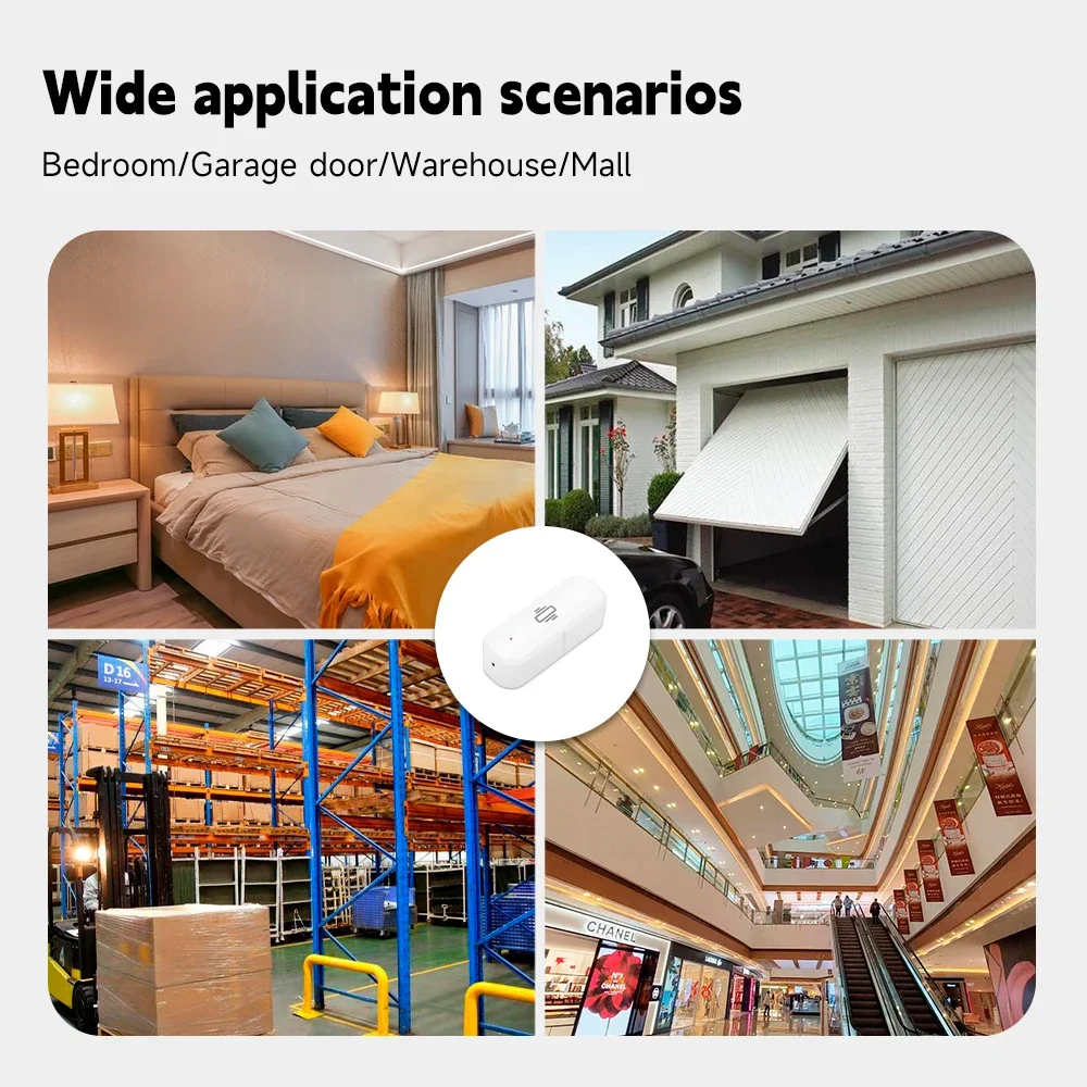Sensor de vibración Tuya Smart Life ZigBee WiFi Tuya Sensor Monitor aplicación Control protección de seguridad Sensor Zigbee alarma de choque de movimiento