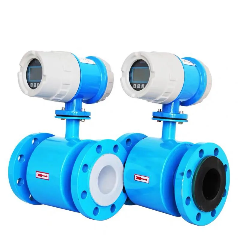 Intelligent electromagnetic flowmeter sewage liquid split integrated anti-corrosion dn100 pipeline flowmeter 4-20ma RS485