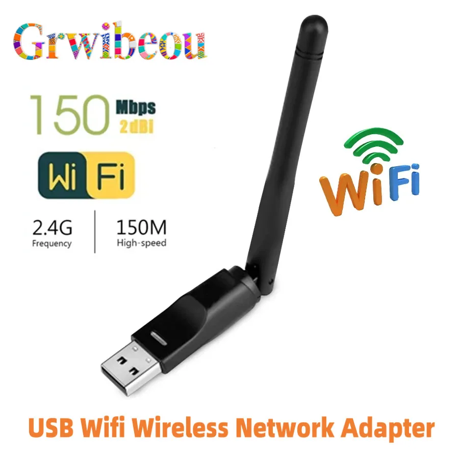 

MT7601 150 Мбит/с Беспроводная сетевая карта Mini USB Wi-Fi адаптер LAN Wi-Fi приемник-ключ антенна 802.11 b/g/n для ПК, ноутбука, Windows
