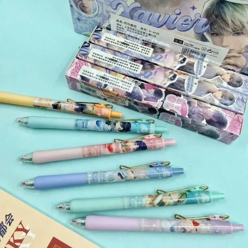 New Love and Deepspace Xavier Zayne Rafayel Sylus Personalità creativa Studente di cartoni animati Scatola cieca a sorpresa Penna ad asciugatura rapida Regalo