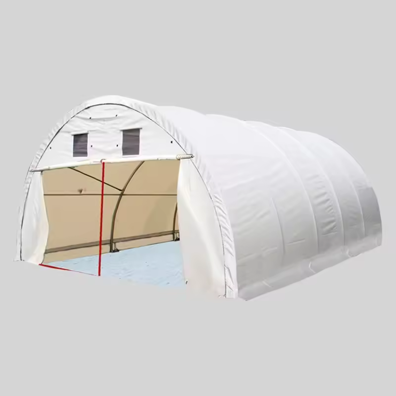 20ft Portable Storage Tent Large Waterproof Two Car Canopy image