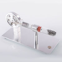 Luoqiao Stirling engine model single cylinder basic physics experiment toy invention alcohol drive