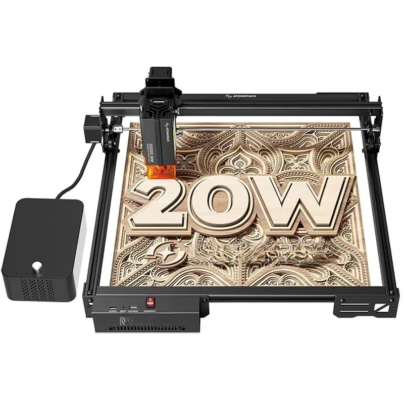 

2025 20W Engraving Machine A20 PRO V2 Cutter With F60 60/min Air Pump High Precision Engraver For Personalised