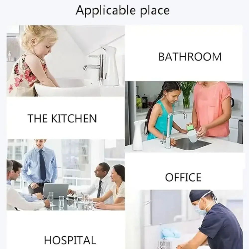 

High Quality ABS Automatic Sensor Soap Dispenser Waterproof Design Rechargeable Battery Smart Dispenser Contactless Operation