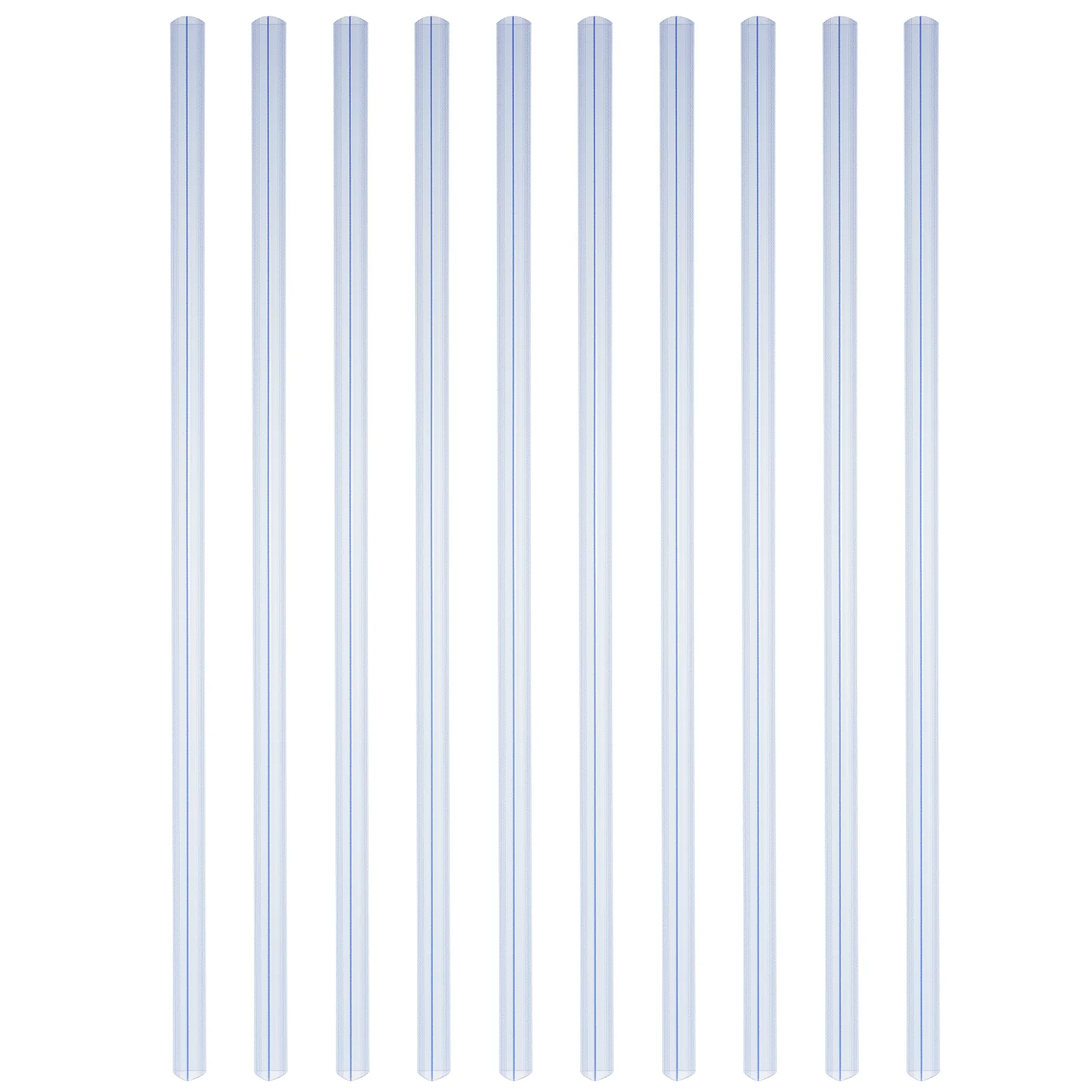 10 Pcs Transparent Binder Bars Clips Plastic Slide Grip Binding Binders Loose Leaf Rings Cover Mechanisms