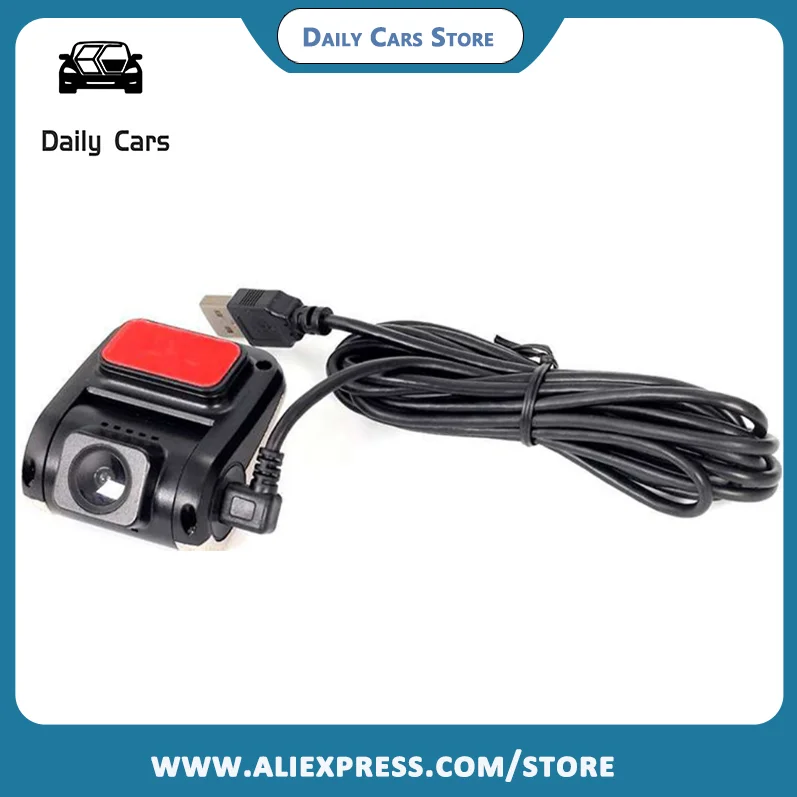 Car Dash Cam 1080P HD DVR Camera G Sensor Video Recorder Dashcam Loop Recording ADAS System Black Box USB