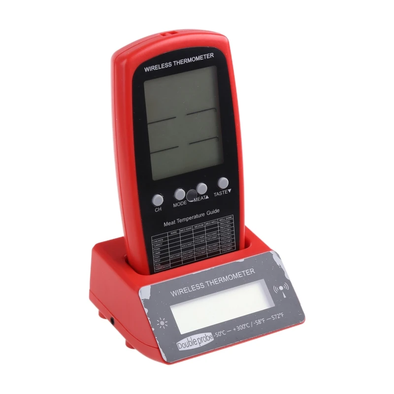 Convenient Digital BBQ Thermometer Wireless Kitchen Oven Thermometer for Smoker Drop Shipping