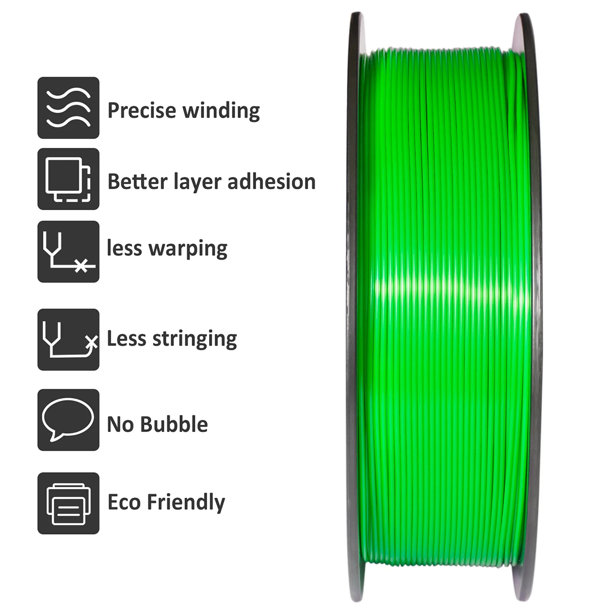 Geeetech 2Kg Standardowy Filament PLA 1.75mm +/-0.02MM do Drukarki 3D, Kolorowy Materiał Plastikowy, Pasuje do Większości Drukarek FDM — zdjęcie produktu 5