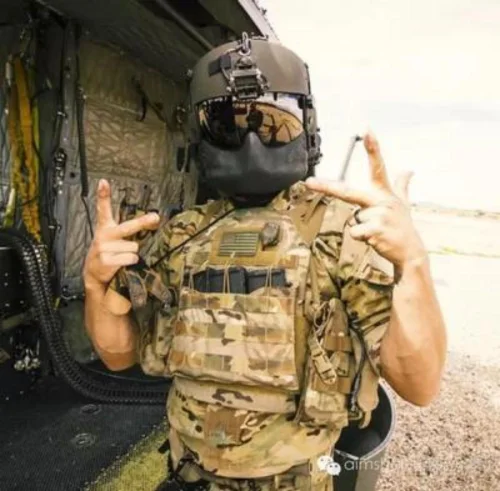 HGU-56P Aviation Helmet Accessory MFS Protective Mask Black/GPNVG18 ANVIS10 AVS9 NVG Mount/Camera Mount/Clip Locks Buckle