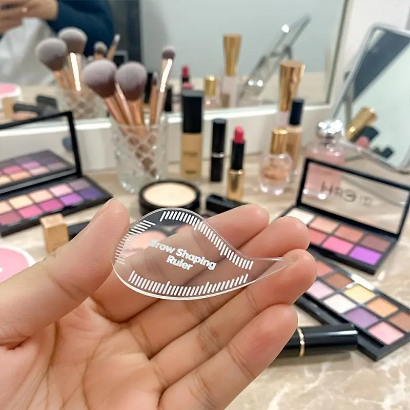 New Tear Drop Arch Brow Mapping Tool 1 Minute Brow Shaping Ruler Template Stencils Fast Drawing PMU Eyebrow Hair Stroke Eyeliner