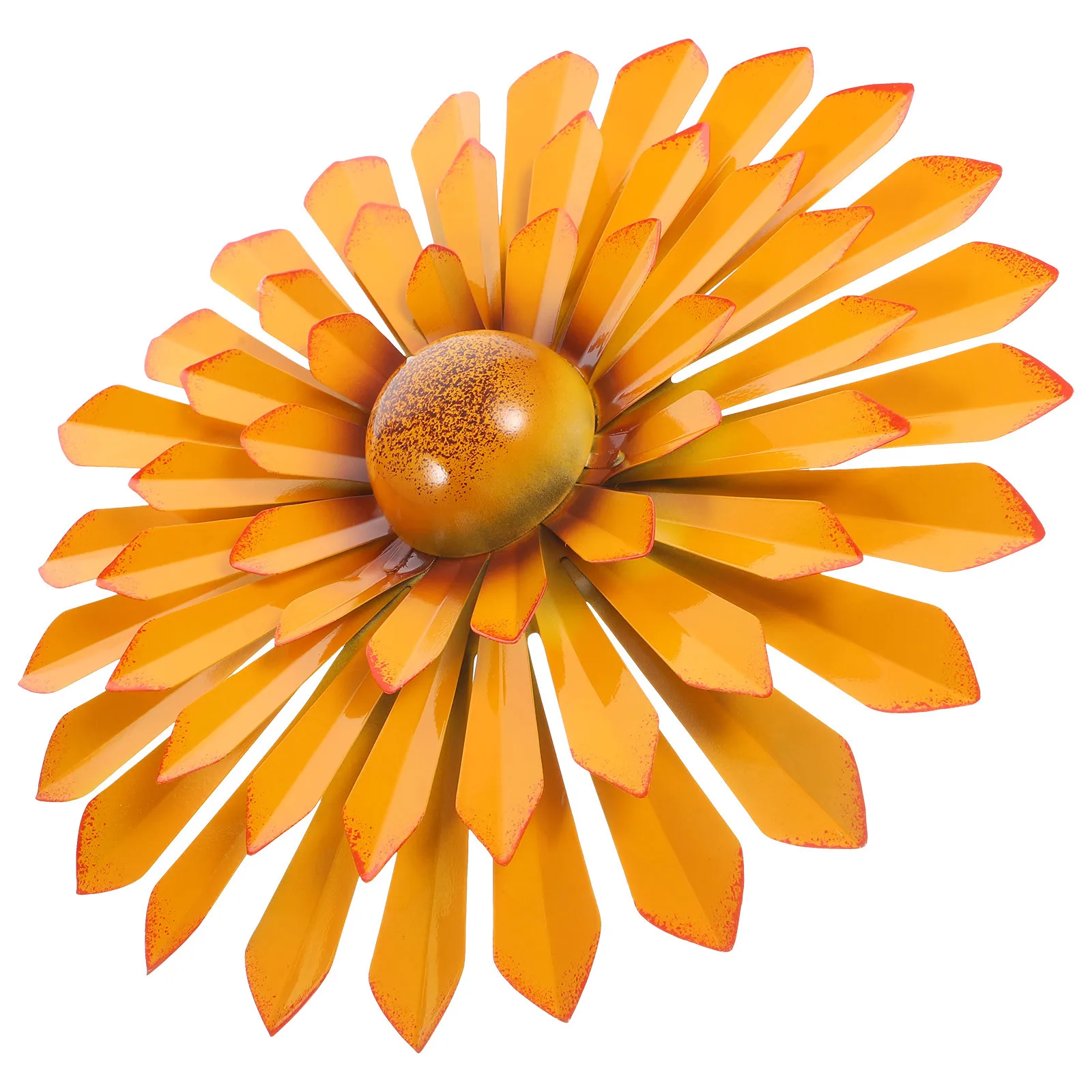 

Metal Flower Wall Art Pendant Iron Flower Shaped Hanging Ornament Home Living Room Wall Decoration Outdoor Garden Decor