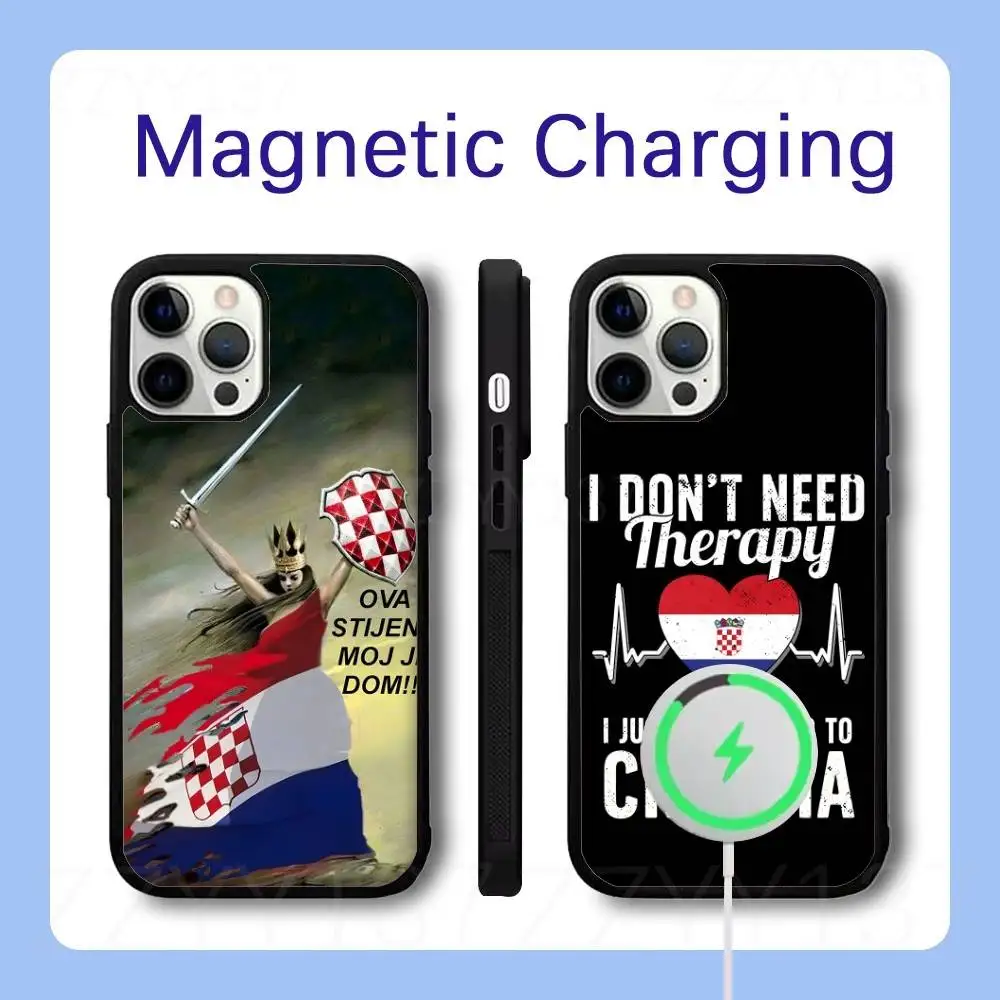 

Croatia Flag Phone Case For iPhone 17,16,15,14,13,12,11,Pro,Max,Plus,Air,Mini,SE Magsafe Magnetic Wireless Charging