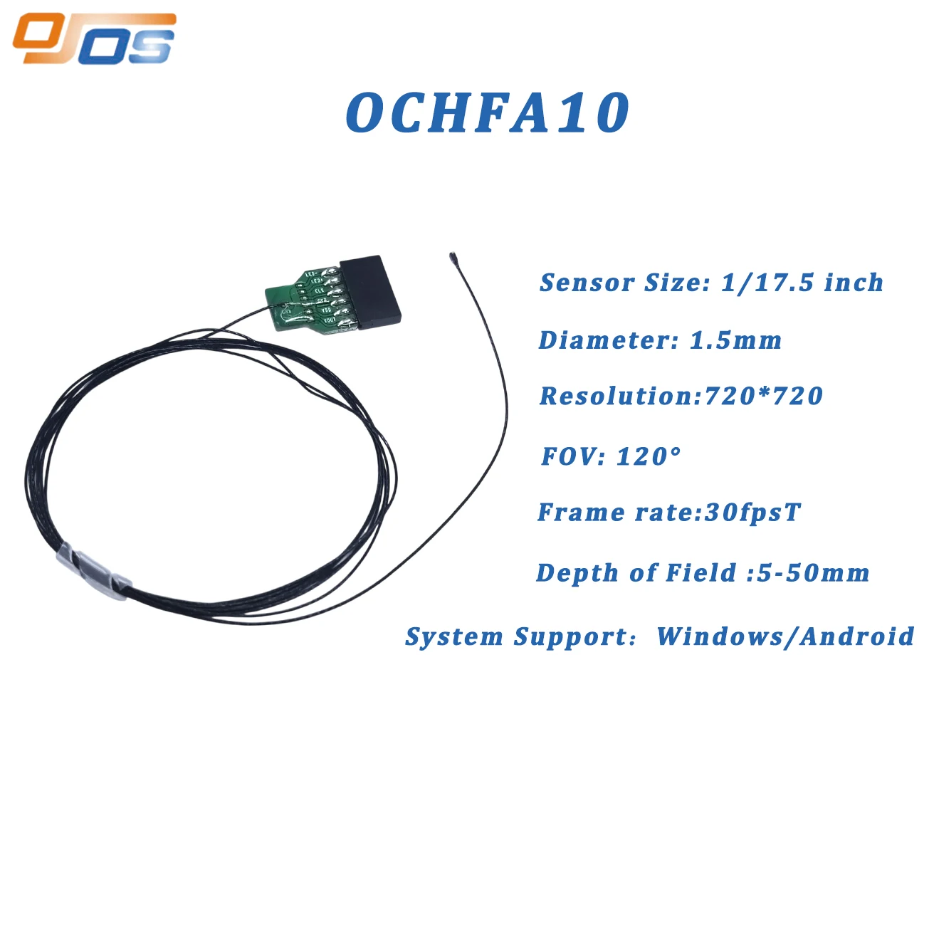 Medical Digital Camera with 720*720 Resolution Higher Pixel OCHFA10 Camera Module for Higher Endoscope Inspection